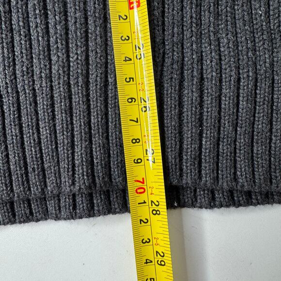 Vintage 90s Lands' End Quarter Zip Pull Over Sweater Gorpcore Made in USA XL - Picture 7 of 7